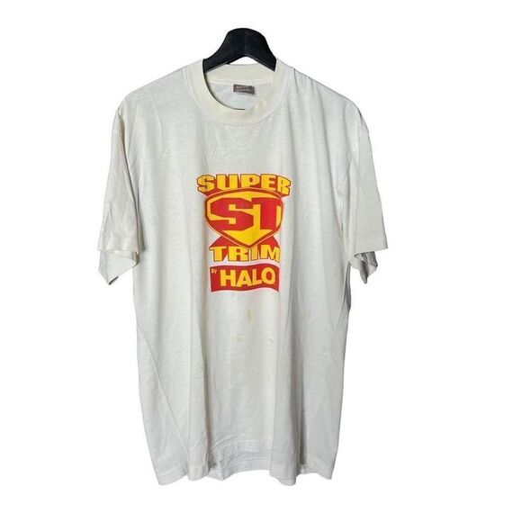 VTG Super ST Trim T Shirt USA XL - Picture 1 of 3